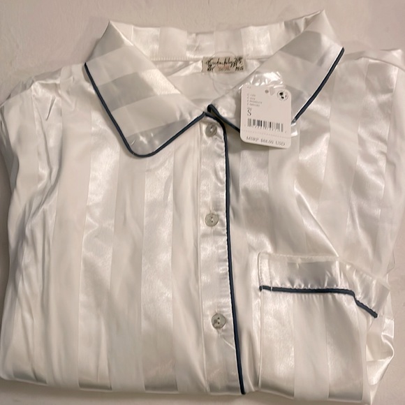 NWT Free People Pajama Party Sleep Pant Set Size Small Ivory Color - Picture 8 of 8